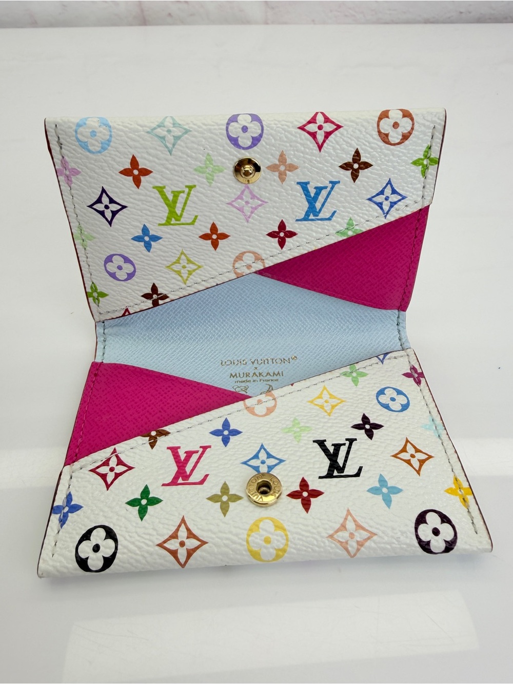 Louis Vuitton LV X TM Monogram Multicolor Slim Card Holder White
